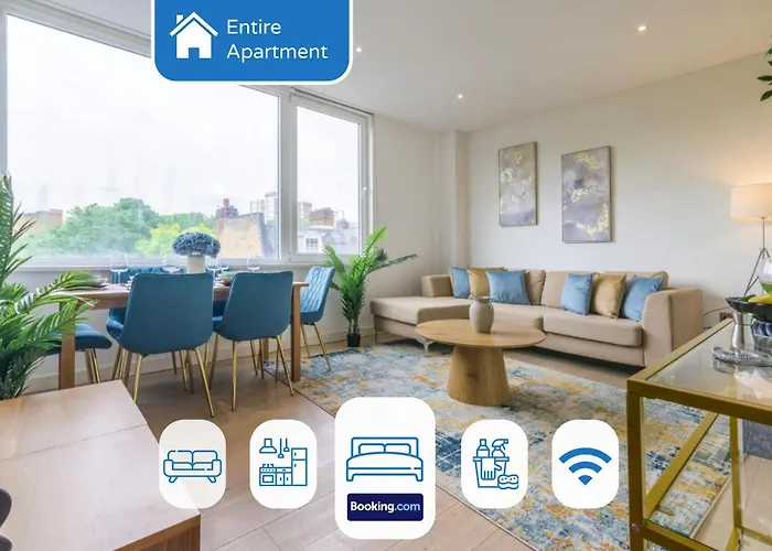 Modern Stylish 2 Bed 2 Bath Apt By Livestay Short Lets & Serviced Accommodation London